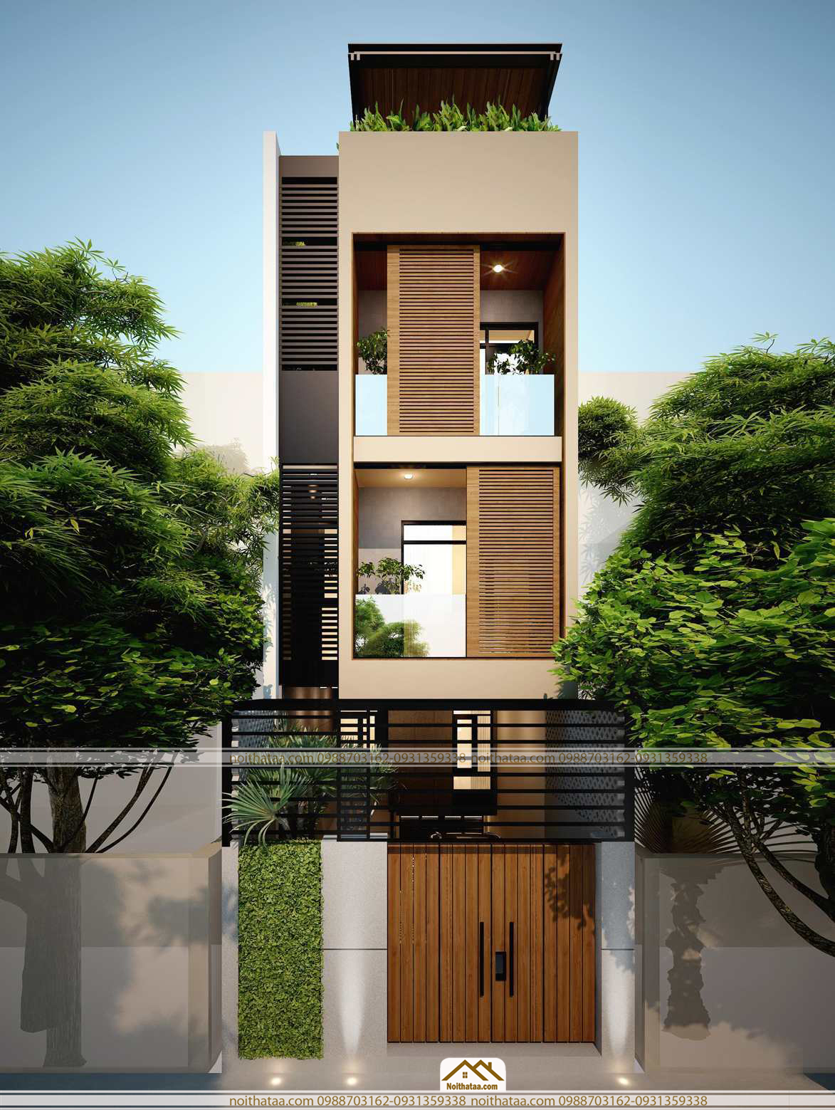 nhà hẹp cao tầng