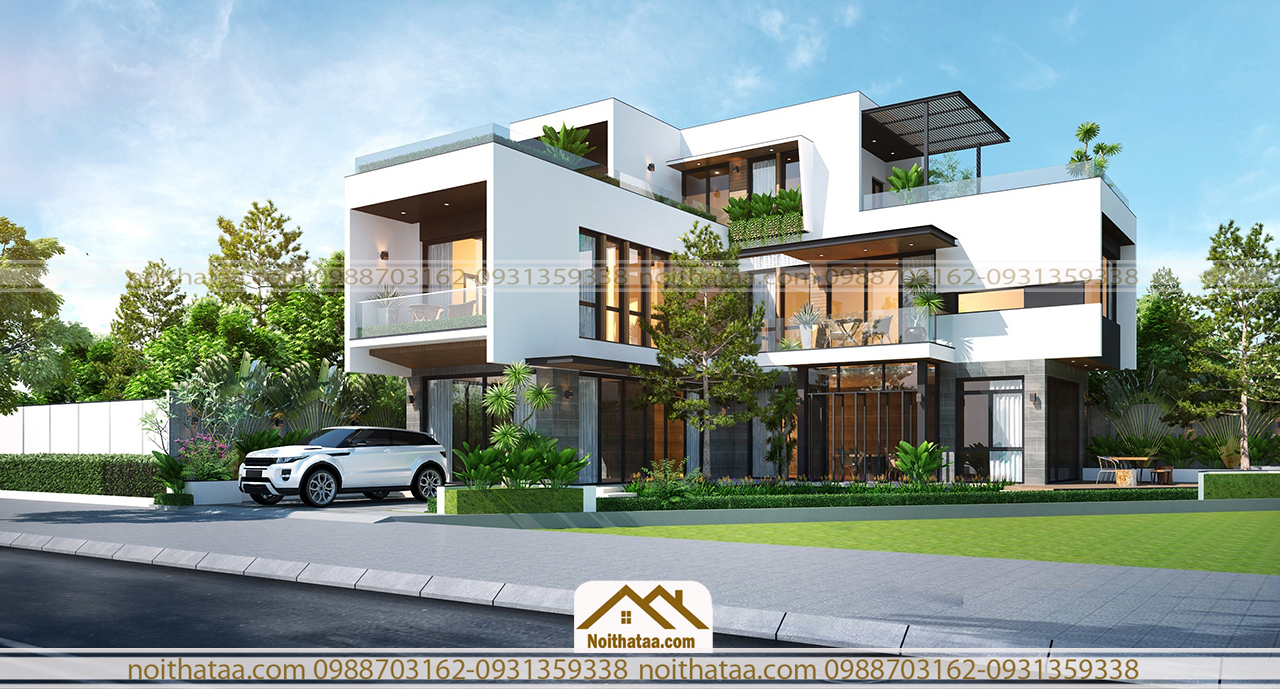 biệt thự 2 tầng nhà bác vân bá thước