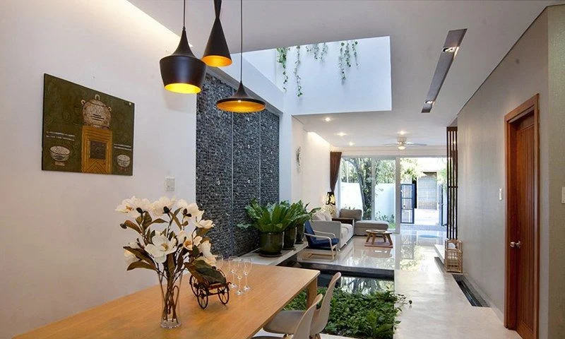 Nhà có giếng trời Thanh Hóa đẹp hiện đại và thoáng mát