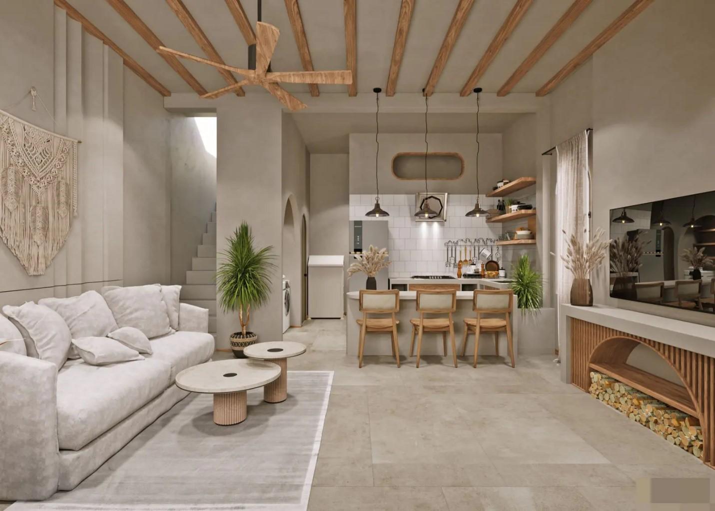 Nội thất Wabi Sabi Thanh Hóa mang vẻ đẹp mộc mạc và tinh tế